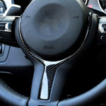 BMW F Series Gloss Carbon Fibre Steering Wheel Insert